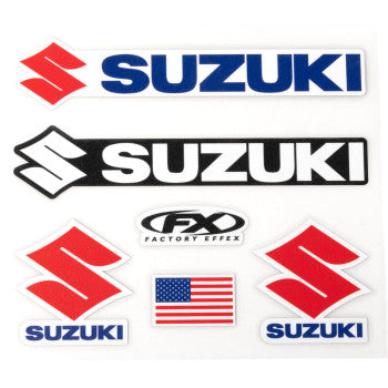 FACTORY EFFEX Jersey Iron-On Kit - Suzuki 28-82400