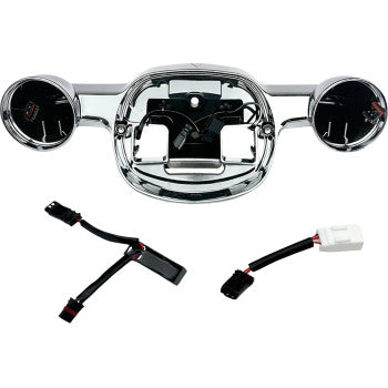 CUSTOM DYNAMICS Taillight Baseplate - Chrome - '22-'25 FXRST/FXLRS TL-TS-BASE-ST-C
