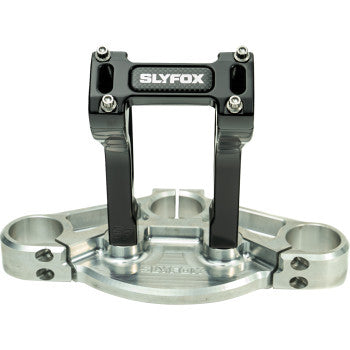 SLYFOX Handlebar Riser Kit - Pullback - 1" Clamping - 6" Rise - Black SF-1002-06-B