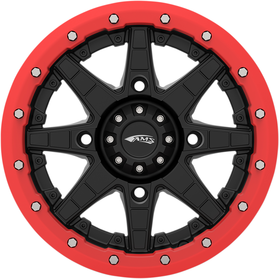 AMS Ring Beadlock - Red - 15" 15B04