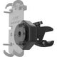 RAM MOUNTS Tough-Claw™ Small Clamp Base with Vibe-Safe™ Adapter - 5/8"-1-1/2"  RAP-400-462NPT