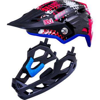 KALI Child Maya Helmet - Punk - Red 221925212