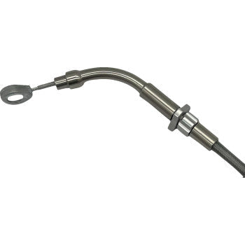 FAT BAGGERS EZ Install Upper Clutch Cable - FLTR/FLHX '21-'23 - +2" - Braided 118002