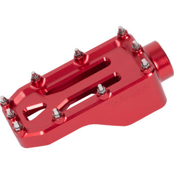 THRASHIN SUPPLY CO. Aggressor Brake Pedal - Red - Touring TSC-2221-2