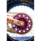 RENTHAL Rear Sprocket - Aluminum - 49 Tooth - Purple - Kawasaki/Suzuki 112U-520-49GEPE