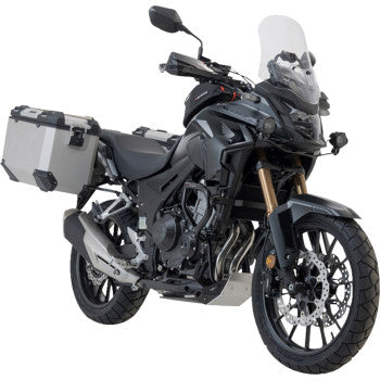 SW-MOTECH TRAX ADV Aluminum Case System - Silver - Honda CB/CBR/NX 500 '13-'24 KFT.01.400.70101/S