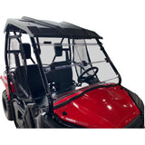 MOOSE OFFROAD Full Folding Windshield - Deluxe - Pioneer 500/520 V000351-12200M 