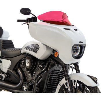 KLOCK WERKS Windshield Chieftain Powerplus  9" - Pink Ice KWW-04-0646