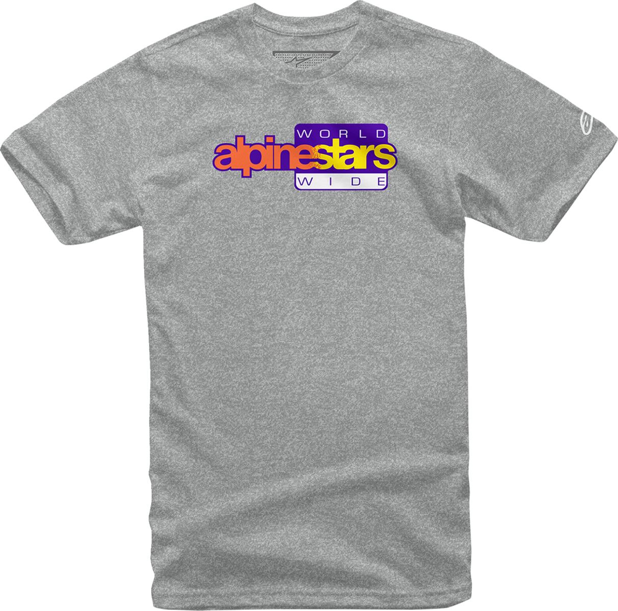 ALPINESTARS World Wide Again T-Shirt - Heather Gray - Medium 1232-722361026M