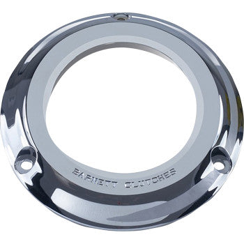 BARNETT Derby Cover - Clear Chrome - Big Twin 343-30-43090