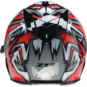 Z1R Warrant Snow Helmet - Neuron - Red/White - XL 0101-17221