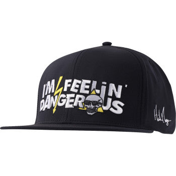 Deegan Apparel hat shocking black/yellow os DMAHS3004BLYOS