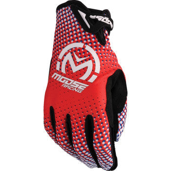MOOSE RACING SX1™ Gloves - Red/White/Blue - XL 3330-8063