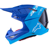 ALPINESTARS Supertech M10 Helmet - Flood - MIPS® - Blue/Black Carbon - 2XL 8301023-7282-XXL
