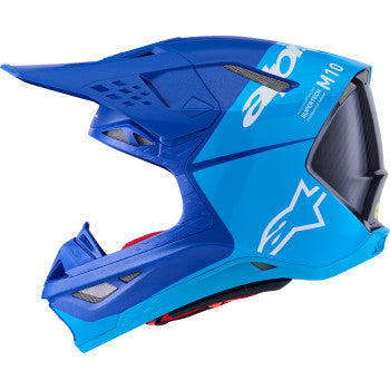 ALPINESTARS Supertech M10 Helmet - Flood - MIPS® - Blue/Black Carbon - XL 8301023-7282-XL