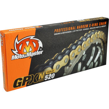 MOTO-MASTER GPX-N 520 - Drive Chain - 120 Links - Gold 652007