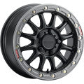 RACELINE WHEELS Wheel - Alpha - Front/Rear - Black/with Gun Metal Ring - 17x7 - 5/114.3 - +25 mm A14BG-77012+25