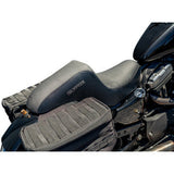 SLYFOX Slyfox Seat - Black Logo - Black Vinyl w/ Slipstop - Carbon Fiber - XL 4684A-slyfox