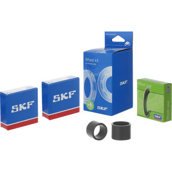SKF Wheel Bearings with Spacers/Seals Kit - Rear - Kawasaki 125/250 VKWB-R-25-HD-F