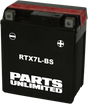 Parts Unlimited Agm Battery - Rtx7l-Bs .33 L Ctx7l-Bs