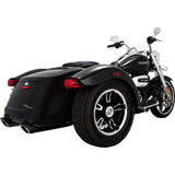 VANCE & HINES Twin Slash Slip-On Mufflers - Black Freewheeler  2017-2025 /Road Glide 3 FLTRT  2023-2024 46796