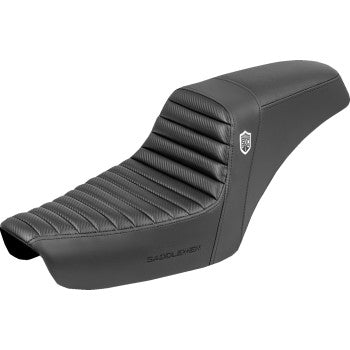 SADDLEMEN Step-Up Seat - Tuck-n-Roll - Black - Dyna '96-'03 SC89604T