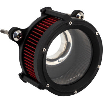 TRASK 68 mm Assault Charge Air Cleaner - Flat Black - Gen 2 M8  TM-1025BK