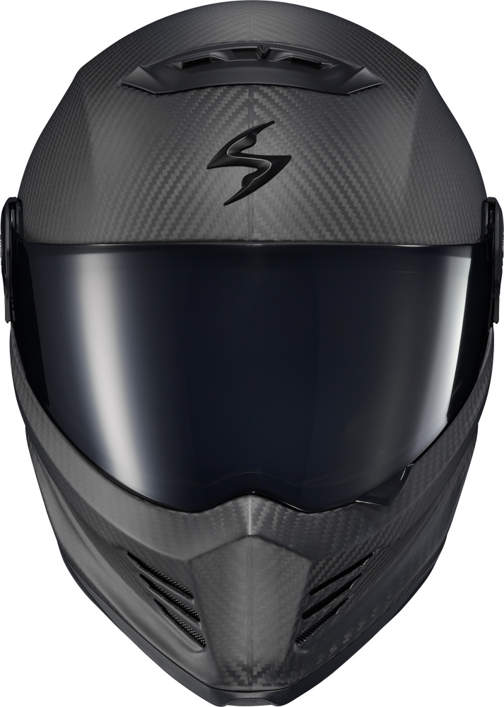 Scorpion EXO-OPEN BOX Covert Fx Carbon Full Face Helmet Matte Black 2XL CFC-0107
