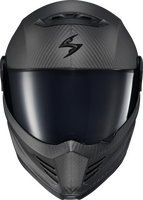 IN STOCK OPEN BOX SCORPION   EXO COVERT FX CARBON FULL FACE HELMET MATTE BLACK LG - 75-2431L