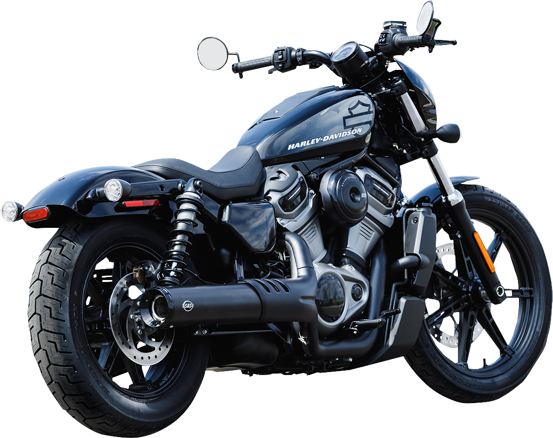 S&S CYCLE 4-1/2" Grand National Slip-On Muffler - Black RH975 Nightster 2022-2025   550-1074
