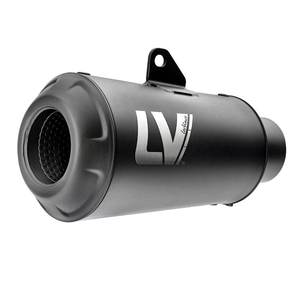 LEOVINCE LV-10 Slip-On Muffler - Black Scrambler 2023-2024  15266FB