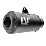 LEOVINCE LV-10 Slip-On Muffler - Black Scrambler 2023-2024  15266FB