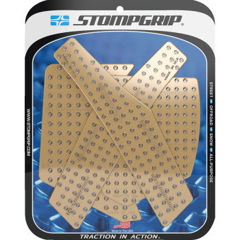 STOMPGRIP Traction Pad Tank Grips - Volcano - Clear - CRF300L/Rally 55-10-0190C