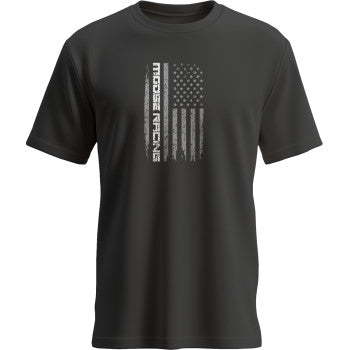 MOOSE OFFROAD Stars and Stripes Forever T-Shirt - Black - Medium 3030-24424