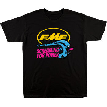 FMF Youth Screaming T-Shirt - Black - Small 12217