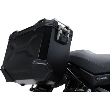 SW-MOTECH TRAX ADV Aluminum Case System - Black - Suzuki V-Strom 650 '16-'24 KFT.05.876.70101/B