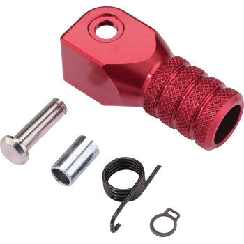 MOOSE RACING Knurled Shift Lever Tip - 0 mm - Red 81-0000-02-10