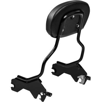 SADDLEMEN Sissy Bar Pad Bracket - Black 15725B