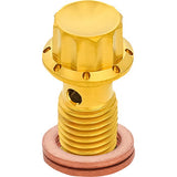 ARLEN NESS Bolt Banjo M12x1.25 Gold 12-Pt Dual F/R Mc Softail 300-835