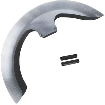 PAUL YAFFE BAGGER NATION Thicky Front Fender - 19" Wheel - With Black Adapters - CVO Street Glide/Road Glide THICKY-OEM-23CVO-B