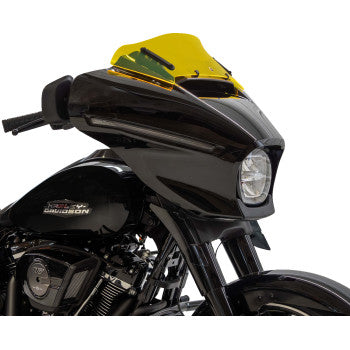 KLOCK WERKS Kolor Flare™ Windshield - 6-1/2" - Yellow Ice - FLHX KWW-01-0738