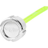 FIGURATI DESIGNS Magnetic Oil Dipstick - Knurled - Silver - Indian  FD01-MAGDSPP-KN-SS
