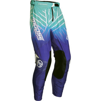 MOOSE RACING Sahara Pants - Purple/Turquoise - US 28 2901-11428