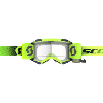 SCOTT Fury WFS Goggle - Roll-Off - Neon Green/Neon Yellow - Clear Works Lens 278596-5727113