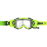 SCOTT Fury WFS Goggle - Roll-Off - Neon Green/Neon Yellow - Clear Works Lens 278596-5727113