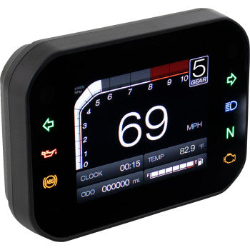 KOSO NORTH AMERICA TFT Multifunction Meter - RX-3S - Universal BA079000