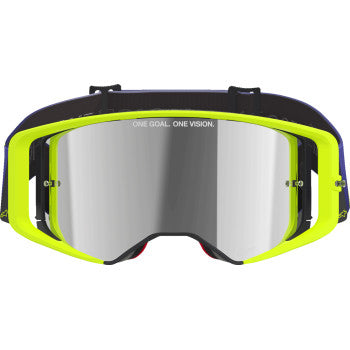 ALPINESTARS GOGGLES Goggle Supertech Corp Purple/Yl Mirror-Sil 5100326-3156