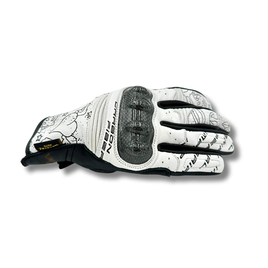 IN STOCK IMPERIAL MOTO  Hold Fast RS Gloves - WHITE - LARGE