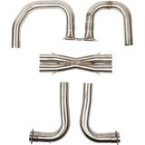 TRINITY RACING Full Dual Exhaust System - Black - RZR XP 1000 TR-4190D-BK