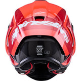 ALPINESTARS  Supretech R10 Helmet - 22.06 - Arius - Gloss - Black/White/Double Red - Small 8203926-1683-S